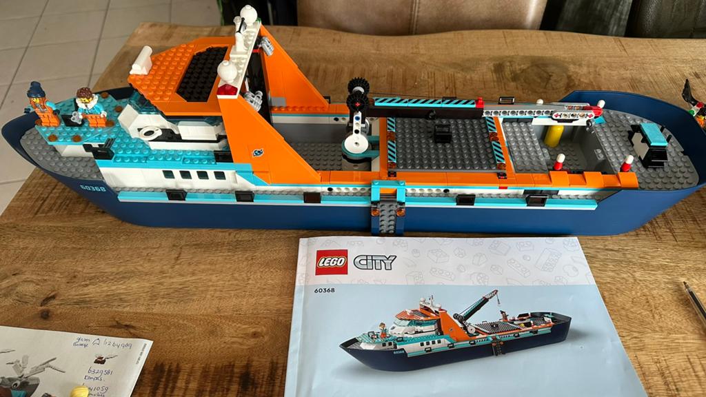 LEGO City Oceaan Onderzoeksschip 60368, Ophalen of Verzenden, Zo goed als nieuw, Overige merken