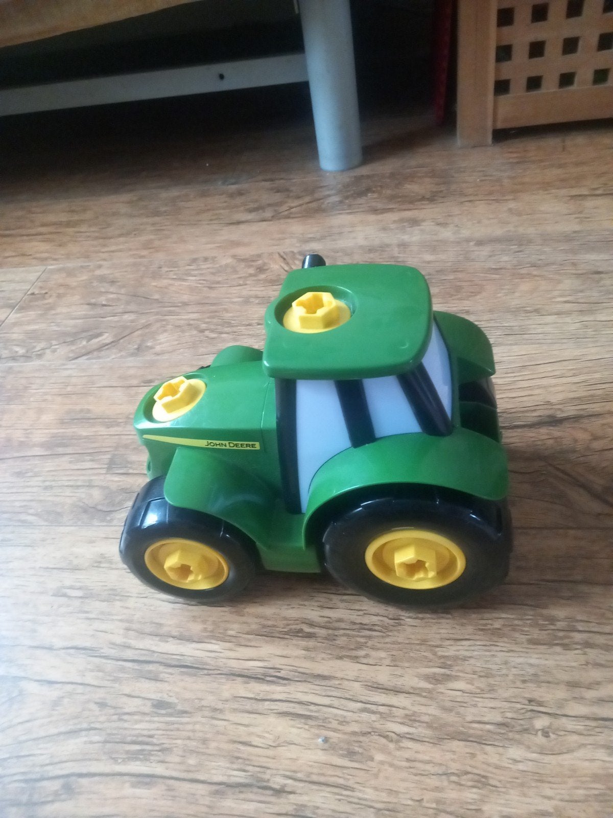 Tractor educatief schroeven puzzel, Ophalen of Verzenden, Gebruikt