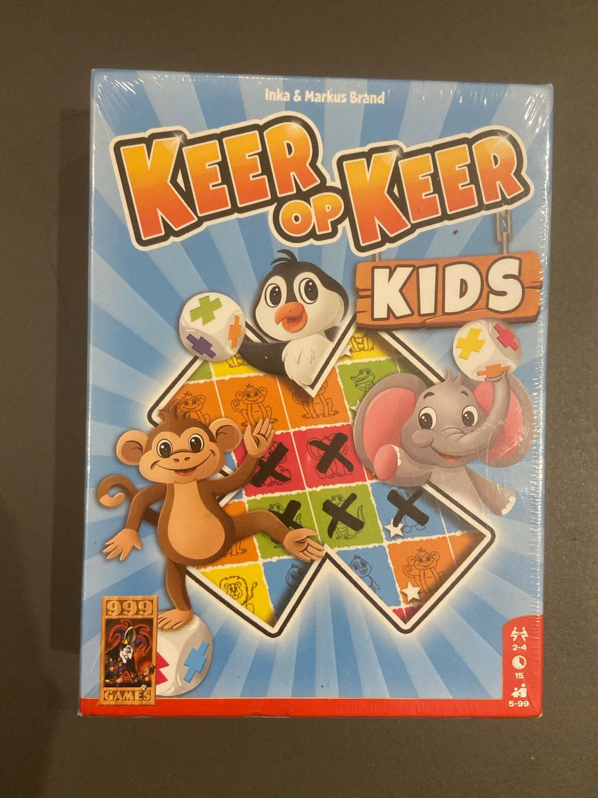 Keer op Keer Kids - Het populaire dobbelspel, Drie of vier spelers, Ophalen of Verzenden, Nieuw
