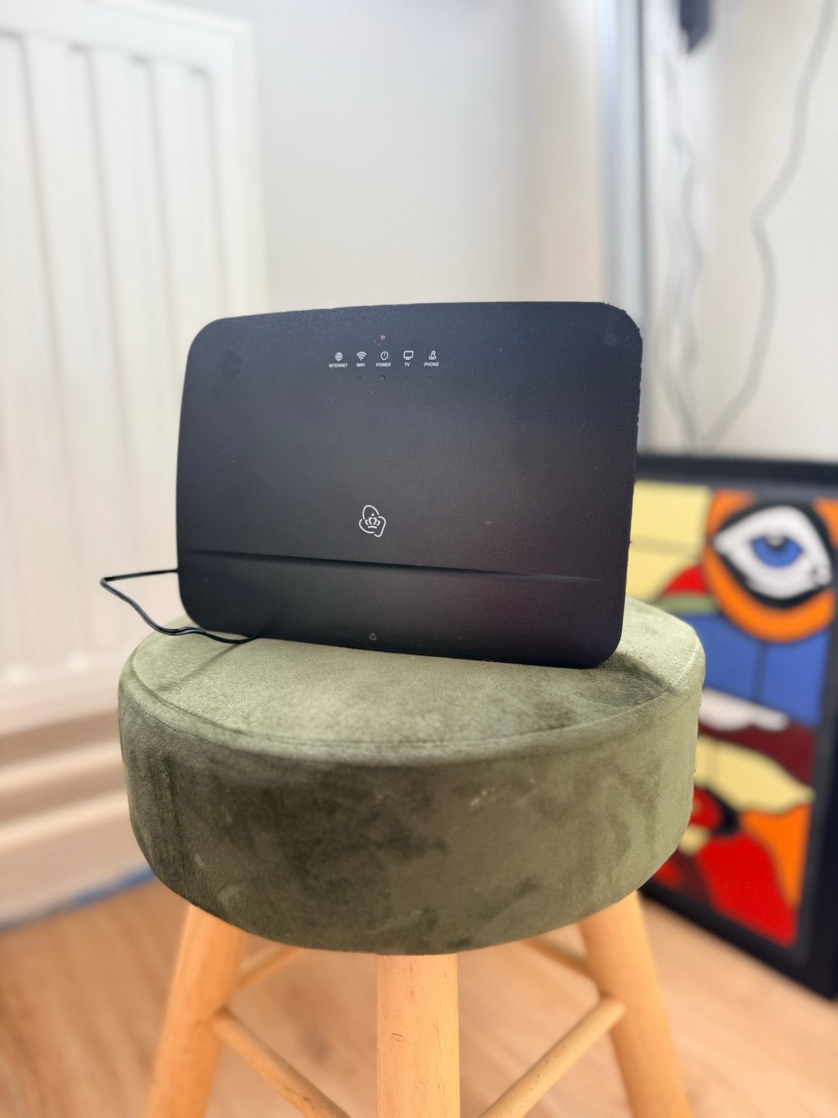 KPN Box 12b Router/Modem te koop, Ophalen of Verzenden, Zo goed als nieuw, Router met modem