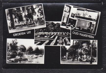 Groeten uit Oud Valkeveen - 5 Luik, Ophalen of Verzenden, 1960 tot 1980, Gelopen, Noord-Holland