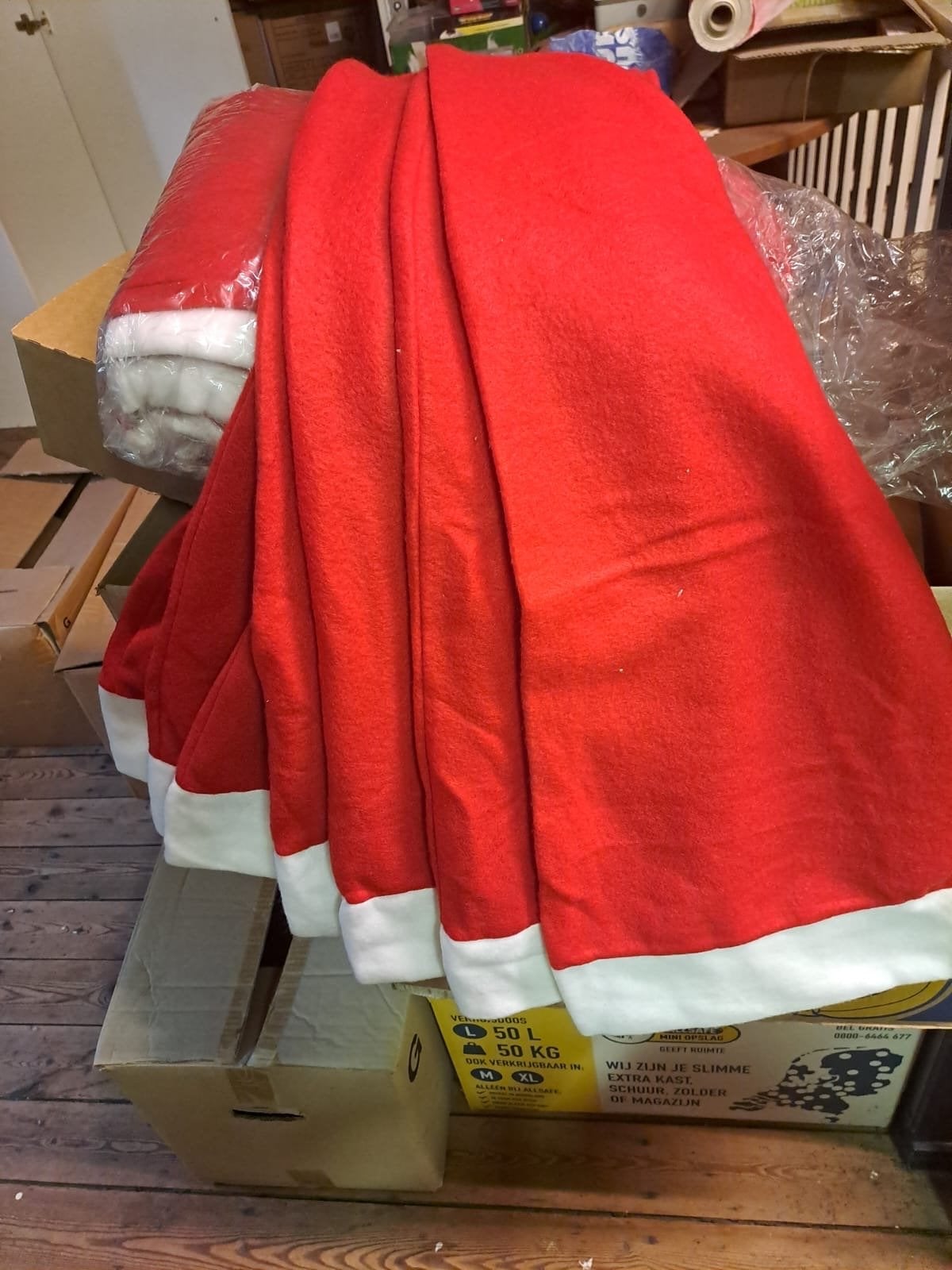 Een partij extra lange kerstmutsen te koop!, Ophalen of Verzenden, Nieuw