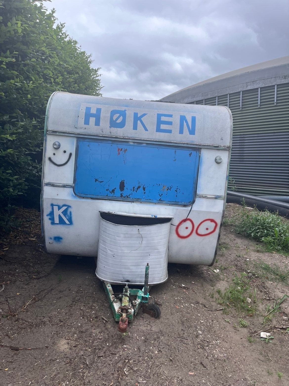 Te koop oude caravan, Ophalen, Gebruikt