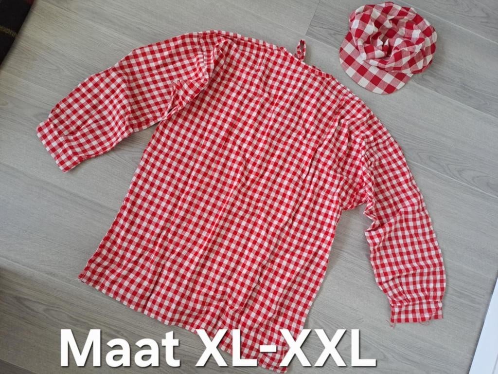 Carnavals blouse met pet, Ophalen, Carnaval, Maat 46/48 (XL) of groter, Kleding