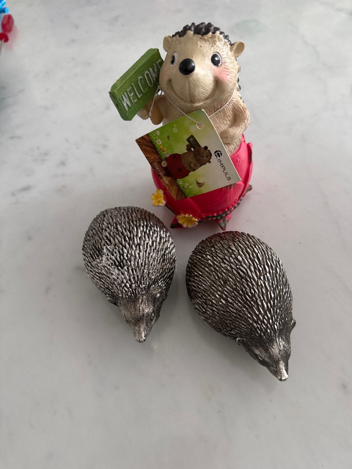 Leuke decoratieve egeltjes, set van 3, Meerkleurig, Overige stijlen, Kunststof, Ophalen of Verzenden