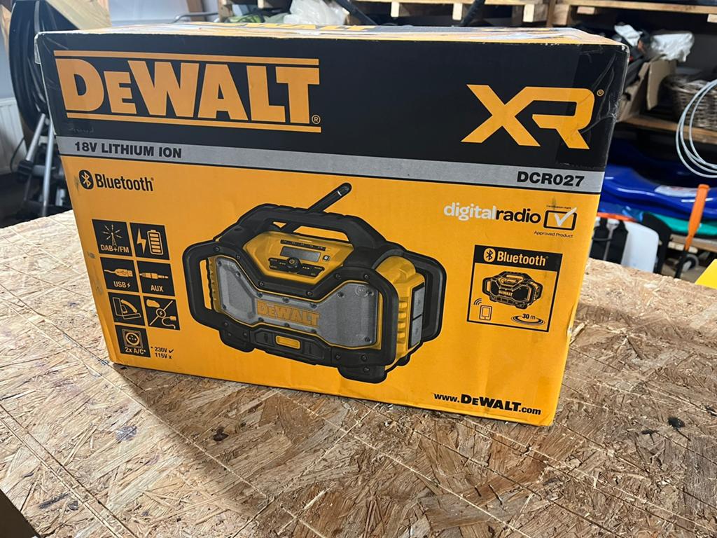 Dewalt DCR027 bouwradio, Doe-het-zelf en Verbouw, Ophalen of Verzenden, Nieuw