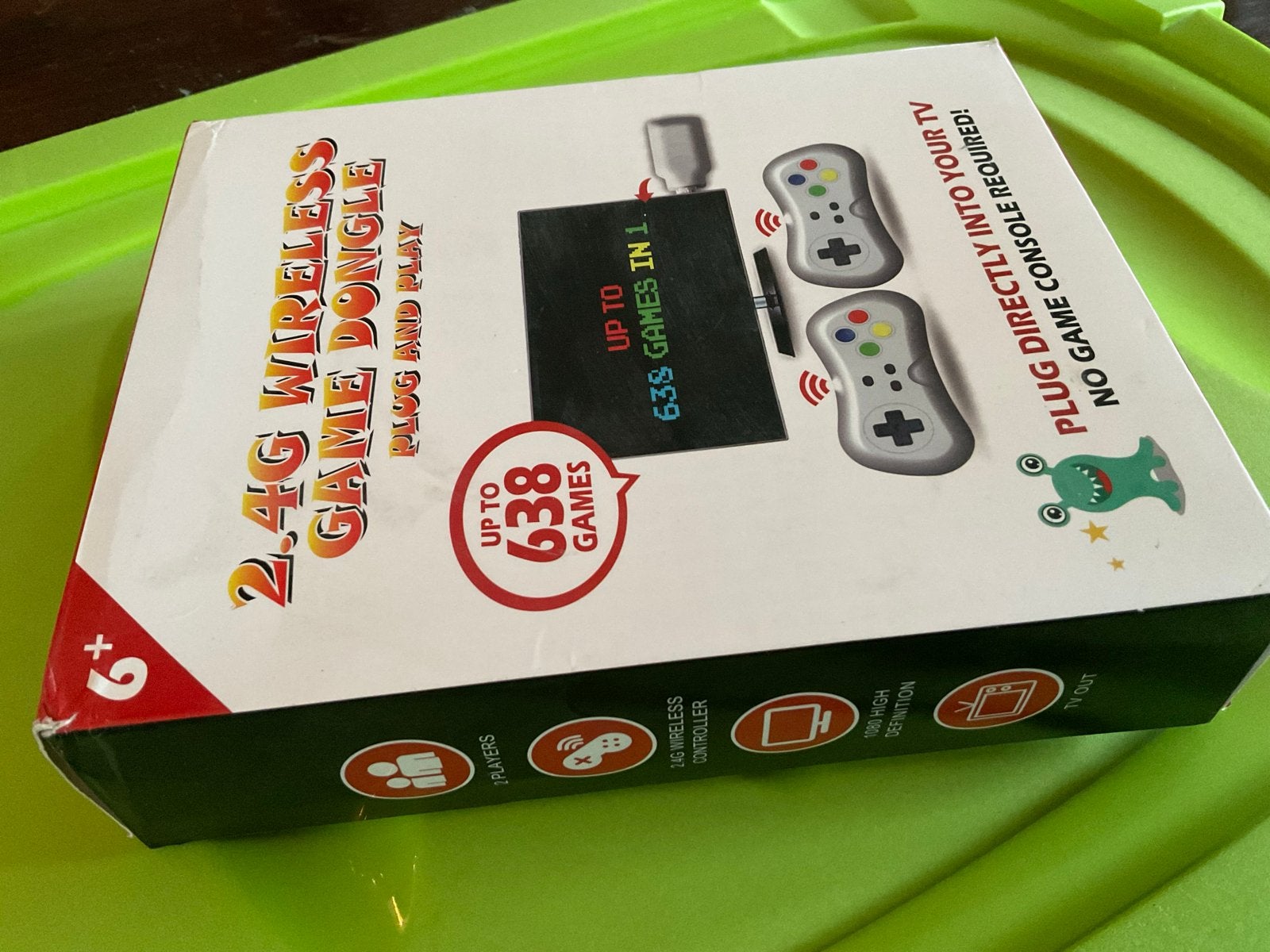 2.4G Draadloze Game Dongle met 638 Games en 2 Controllers, Spelcomputers en Games, Spelcomputers | Overige, Verzenden, Overige merken