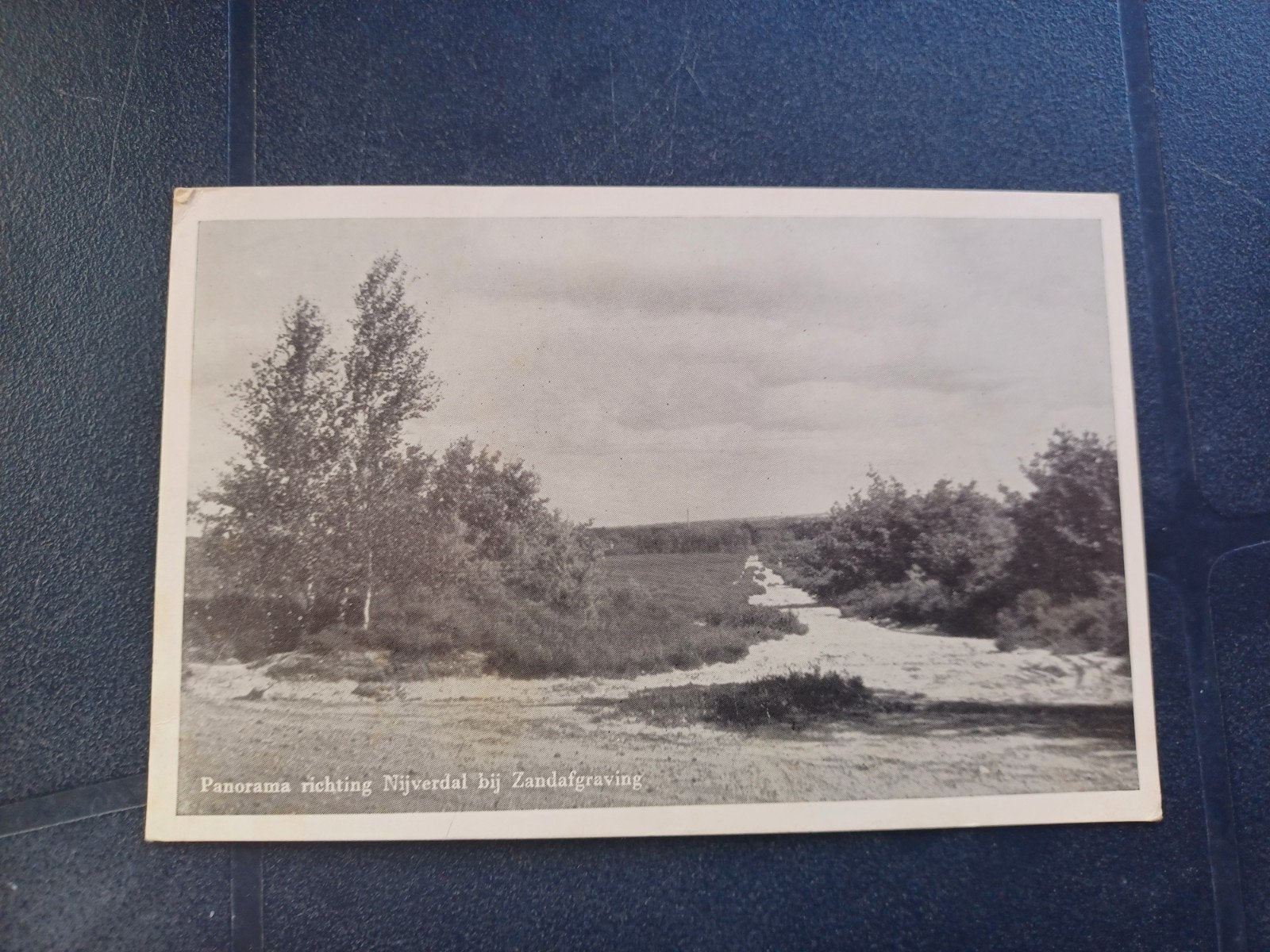Panorama richting Nijverdal bij Zandafgraving 1956, Ophalen of Verzenden, 1940 tot 1960, Gelopen, Overijssel