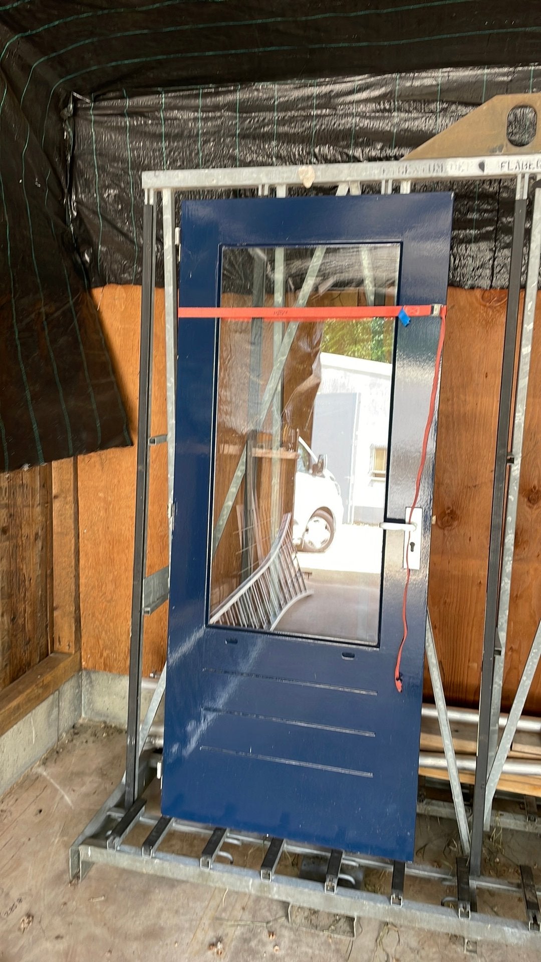 Buitendeur met dubbel glas, Ophalen, 80 tot 100 cm, 200 tot 215 cm, Glas