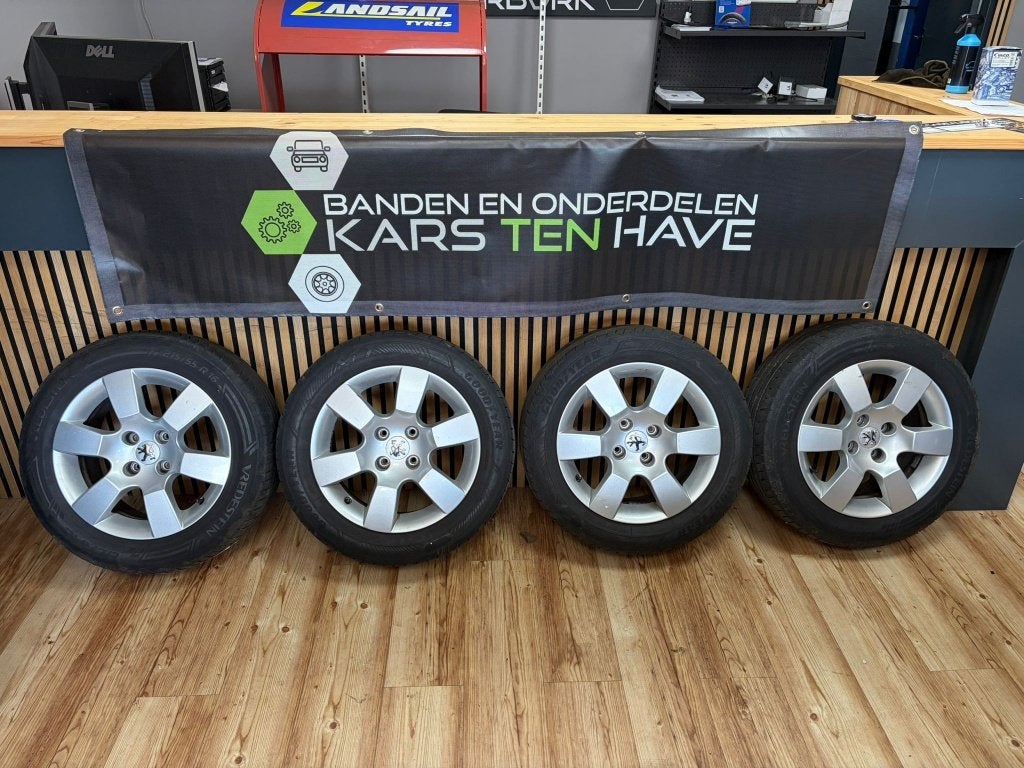Originele Peugeot 5008 16 inch lichtmetalen velgen, Velg(en), 16 inch, Ophalen of Verzenden, Nvt