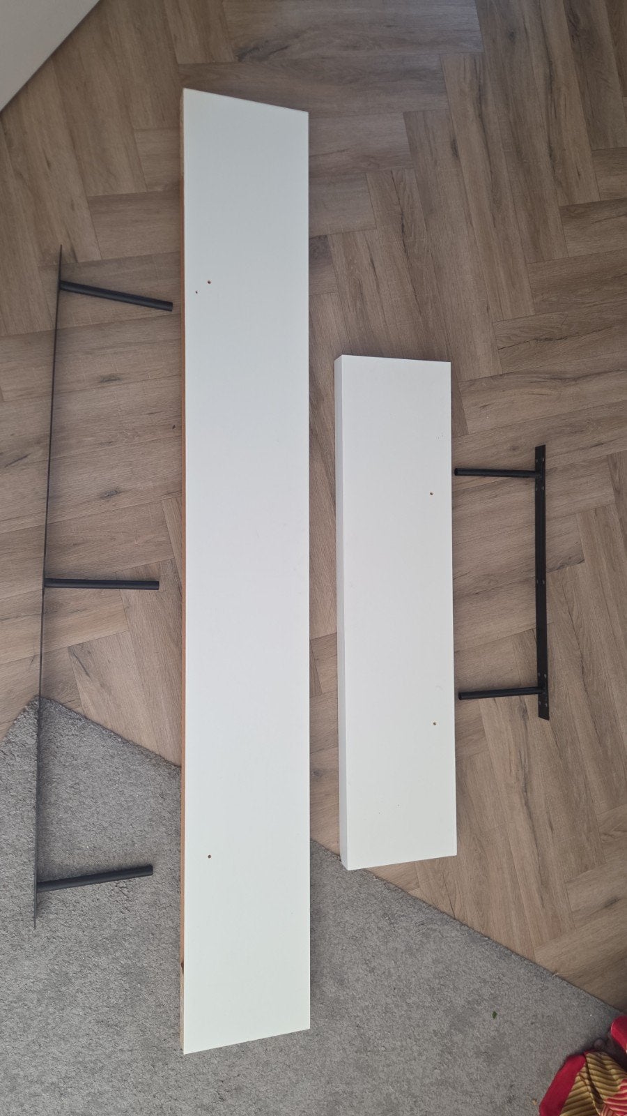 Twee IKEA Lack planken - 110 cm en 190 cm, Ophalen, Gebruikt