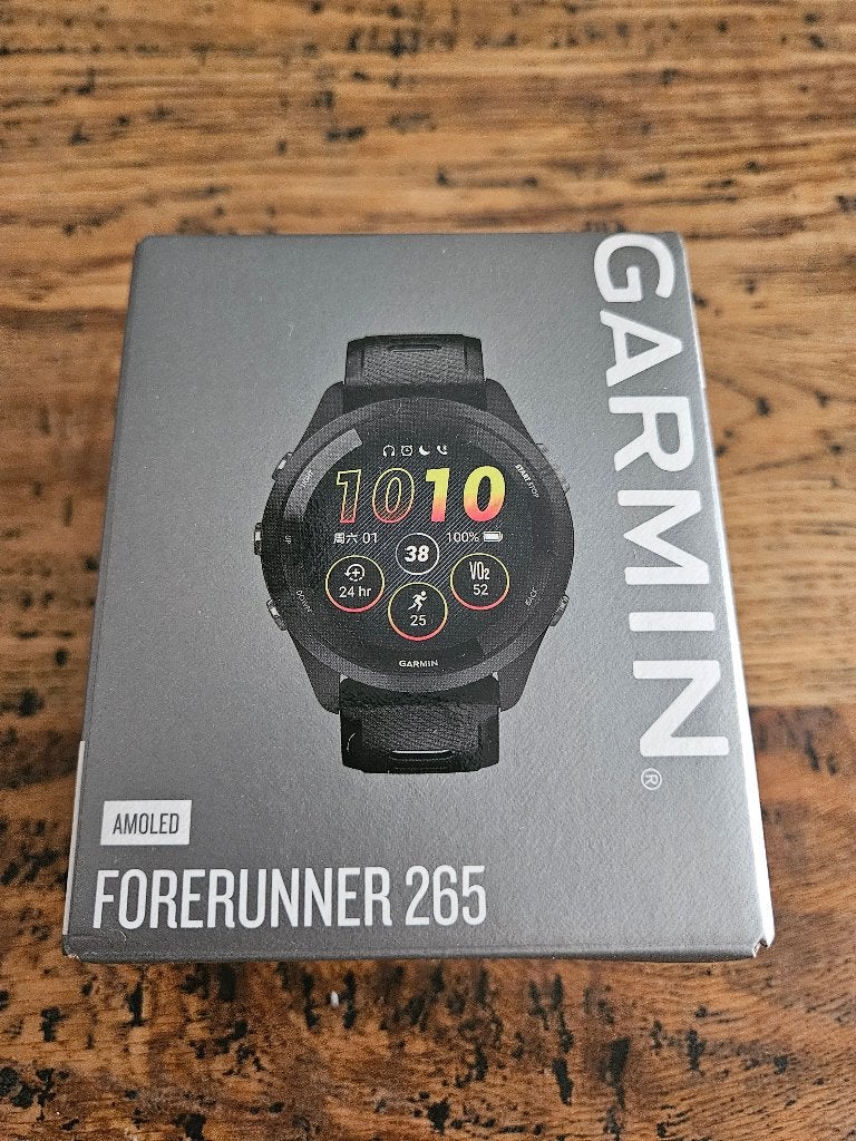 Garmin Forerunner 265, Zwart, Garmin, Ophalen of Verzenden, Zo goed als nieuw
