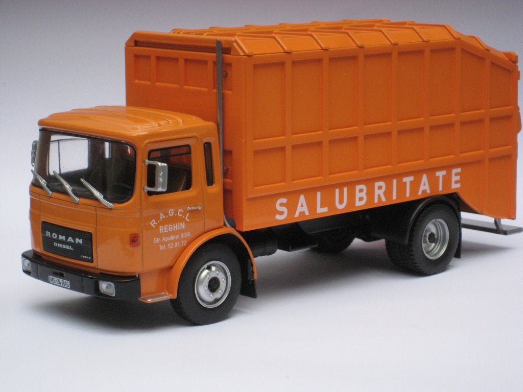 Roman 10.215 vuilniswagen (Roemenië) Altaya 1:43, Hobby en Vrije tijd, Modelauto's | 1:43, Ophalen of Verzenden, Nieuw, Auto, Overige merken