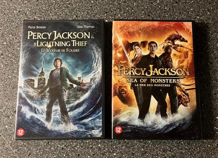 Percy Jackson: Sea of Monsters + The Lightning Thief, Vanaf 12 jaar, Ophalen of Verzenden, Zo goed als nieuw