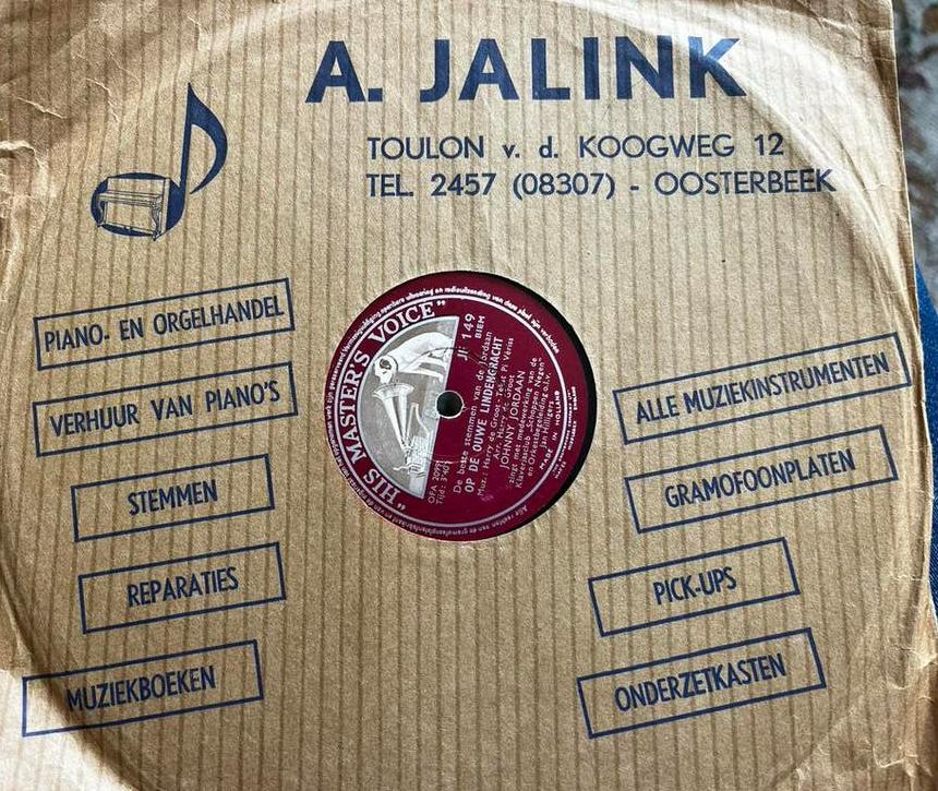 Johnny Jordaan- 78 toerenplaat, Verzenden, Overige formaten, Overige typen, Zo goed als nieuw