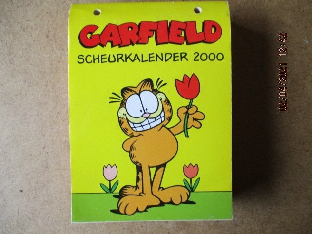 adv0660 garfield scheurkalender 2000, Boeken, Eén stripboek, Ophalen, Gelezen