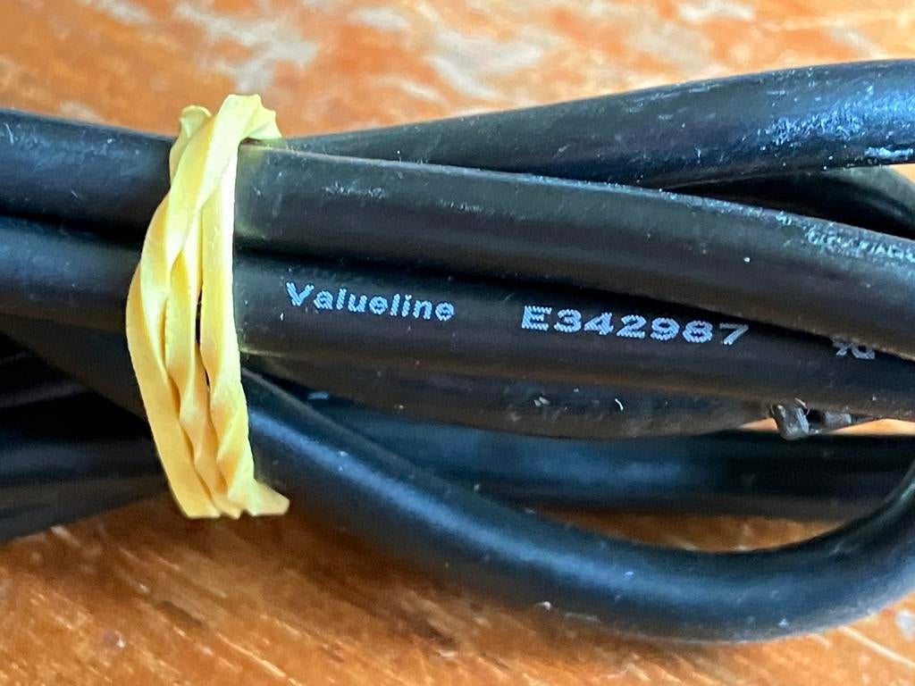 Valueline USB-A naar Micro-USB kabel 100cm Chromecast / DAC, Ophalen of Verzenden, Gebruikt, Minder dan 2 meter, Overige kabels