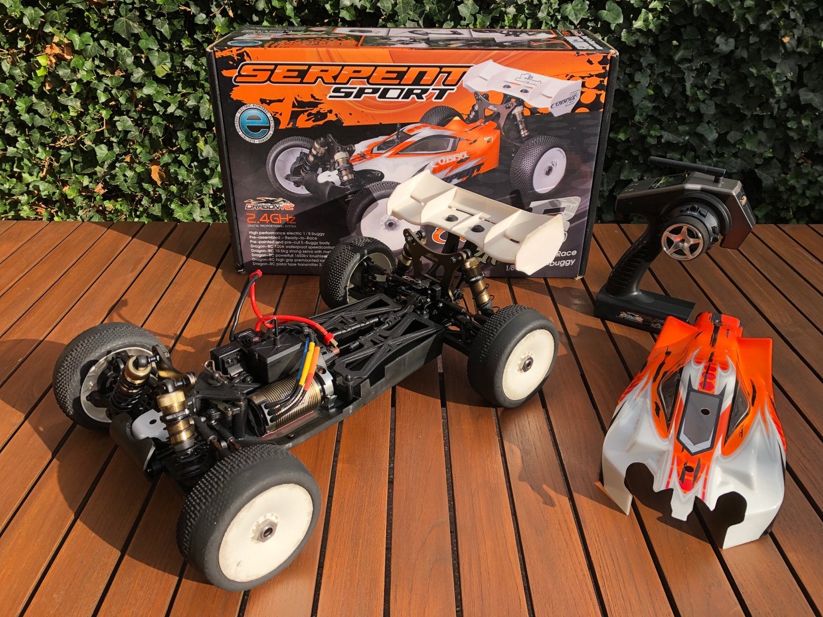 Serpent Cobra RTR 811 BE 1/8 E-Buggy RC Auto, Hobby en Vrije tijd, Ophalen of Verzenden, Zo goed als nieuw
