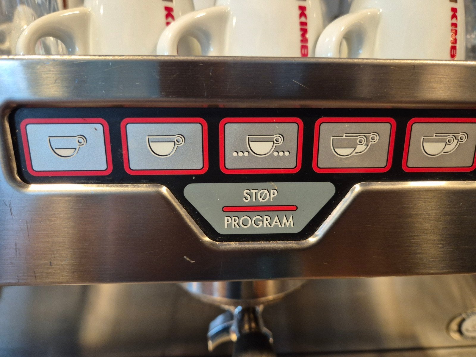 Faema E78 President Espresso Machine - Professioneel, Gebruikt, Espresso apparaat, 10 kopjes of meer, Gemalen koffie