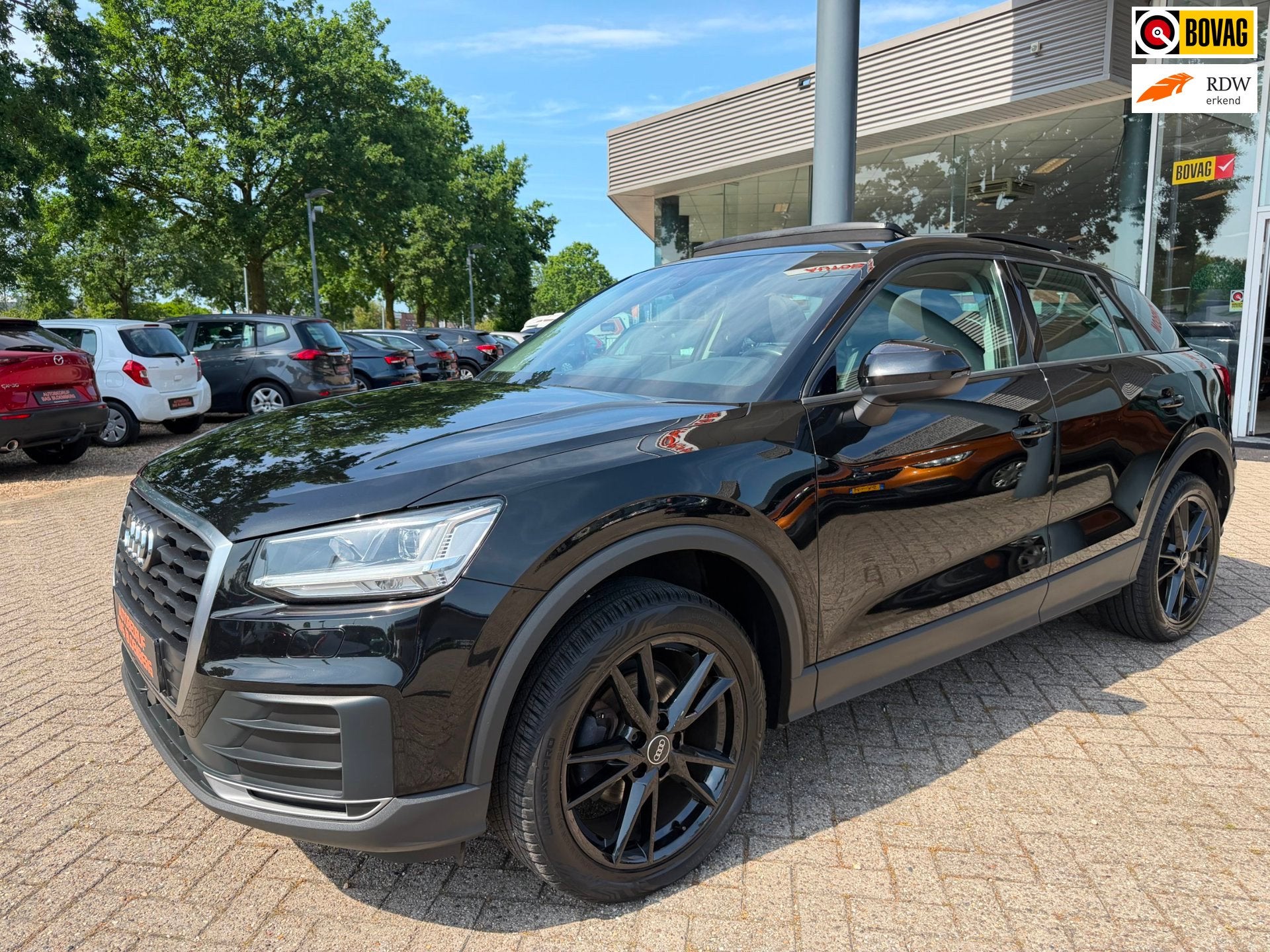 Audi Q2 30 TFSI Sport Pro Line SAutomaat, Navi,, Panodak, Lm, Stof, Gebruikt, 116 pk, Zwart