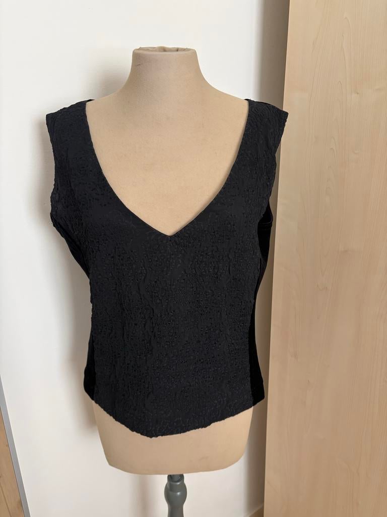 Elisa Cortes Top Maat 46 - Zwart, Zwart, Maat 46/48 (XL) of groter, Ophalen of Verzenden, Zo goed als nieuw
