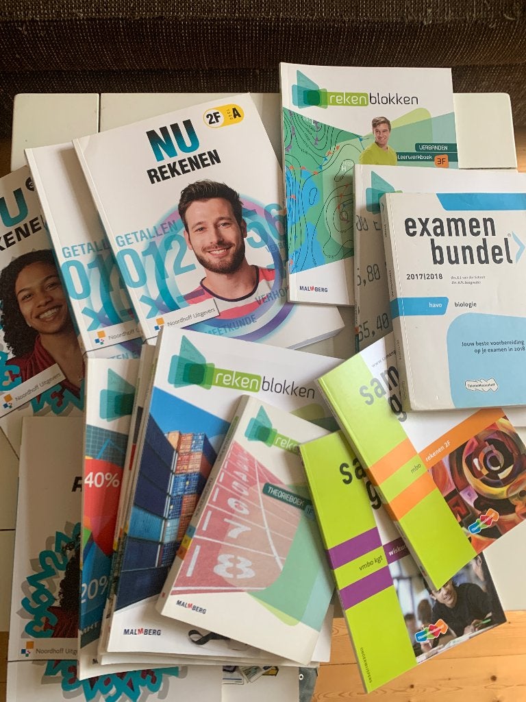 Heel pakket rekenboeken, Ophalen, Zo goed als nieuw, Overige niveaus, Overige vakken