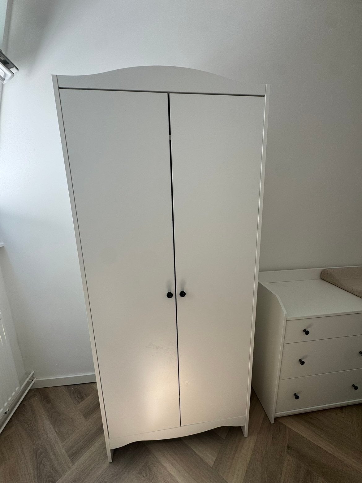 IKEA Smagora kledingkast wit 80x50x187cm, Gebruikt, Kast, 50 tot 70 cm, 105 cm of meer