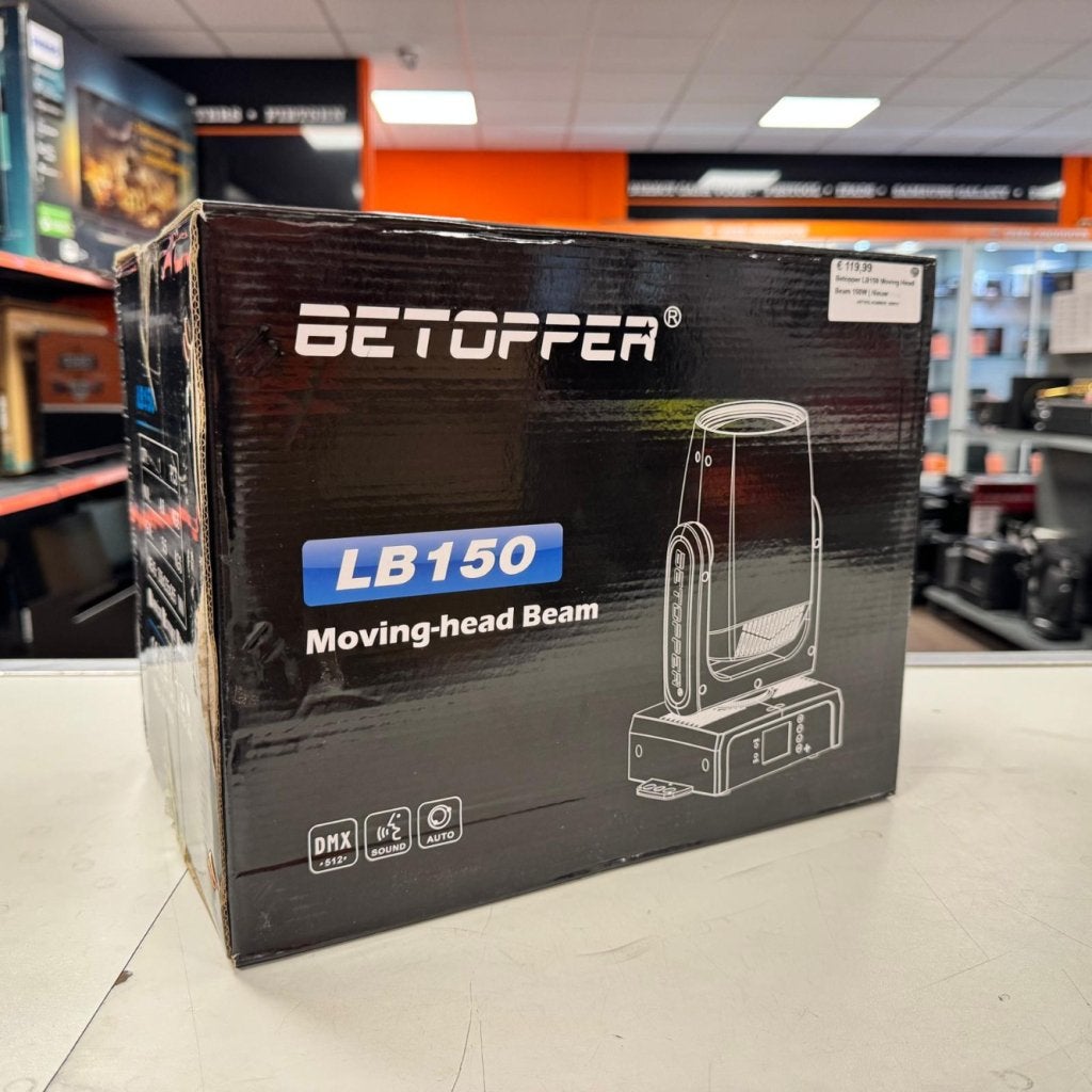 Betopper LB150 Moving Head Beam 150W | Nieuw, Muziek en Instrumenten, Flex Ltd., Zo goed als nieuw, https://flex.com/contact-us