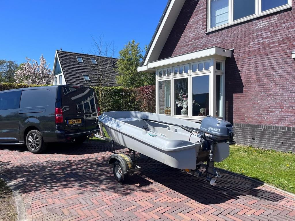 Cap 300 boot met zgan Yamaha 6 pk, Watersport en Boten, Ophalen, Zo goed als nieuw, Overige materialen, 10 tot 30 pk