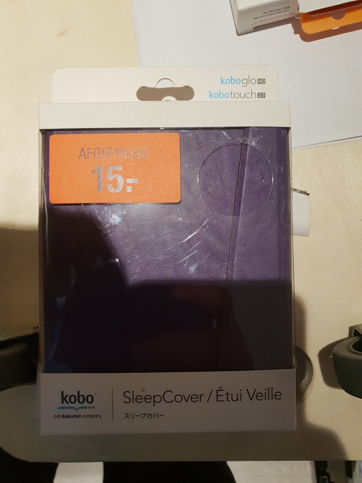 Kobo Glo HD / Kobo Touch 2.0 SleepCover Paars, Ophalen of Verzenden, Nieuw, Kobo