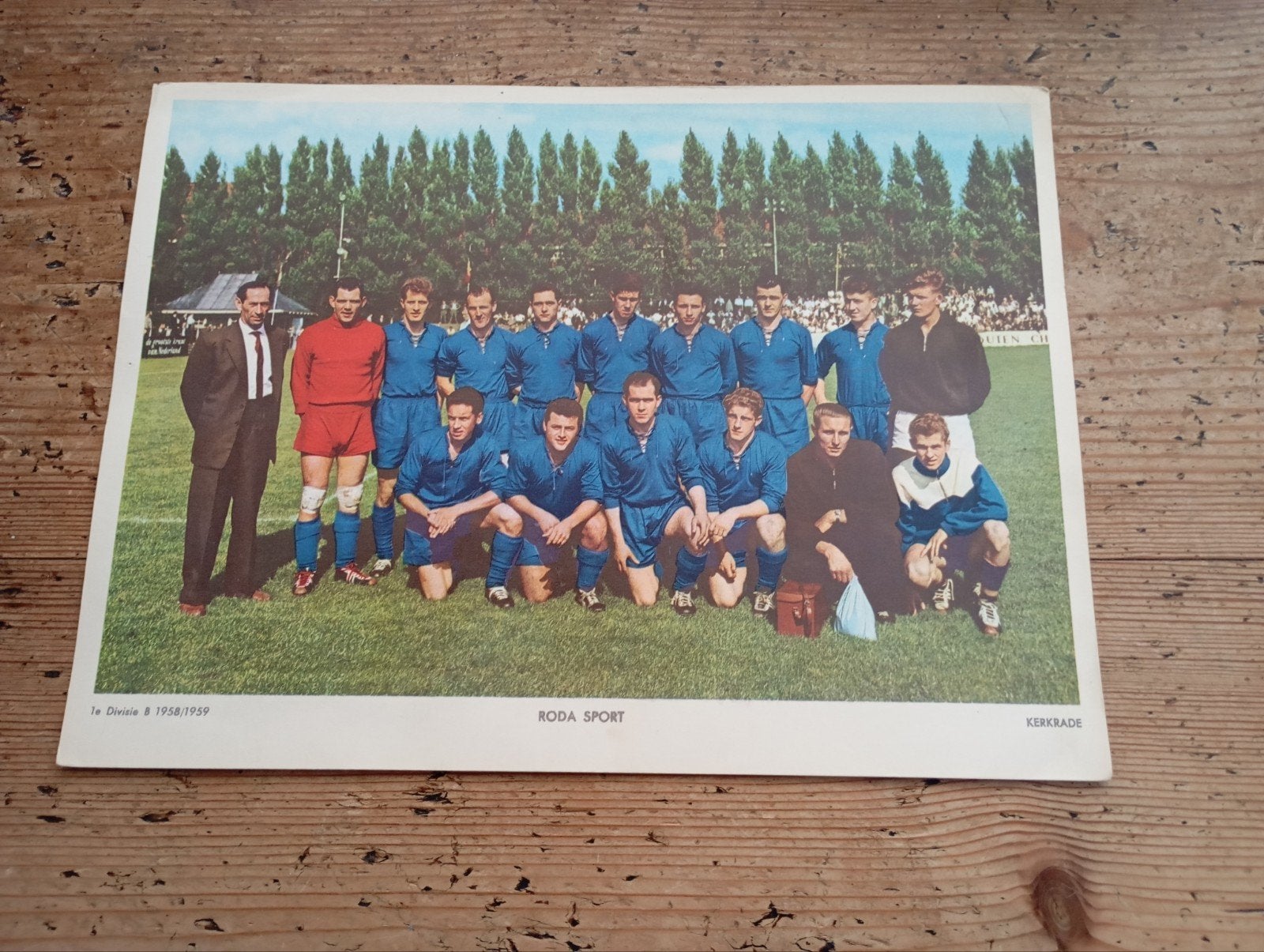 Vintage Roda-Sport 1958-1959 Voetbal  Kerkrade, Verzenden