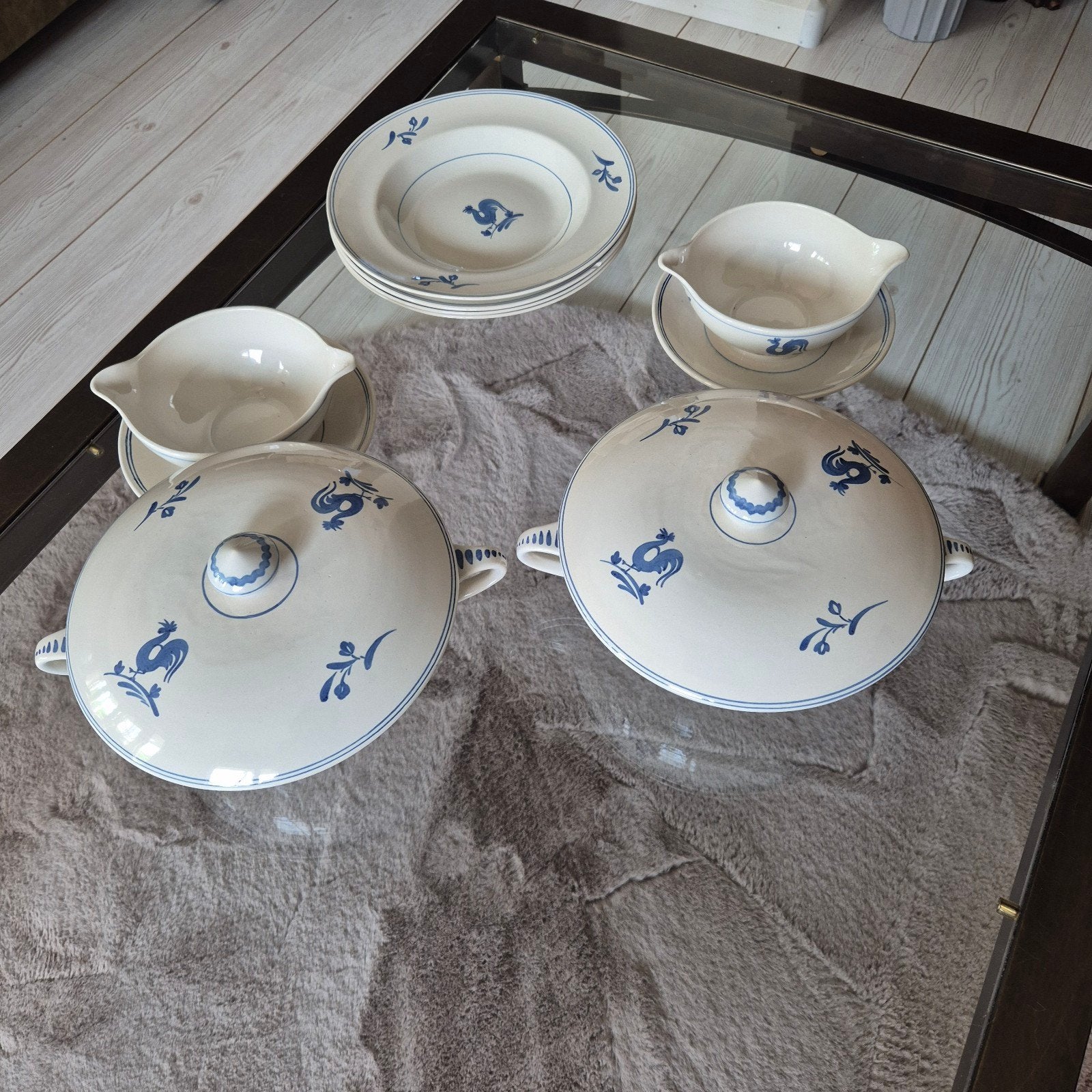 Antiek servies, Gouds Plateel(PZH), Ophalen of Verzenden