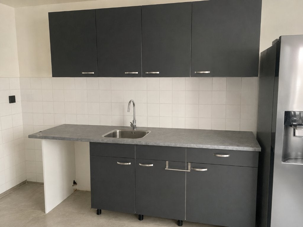 Keukenblok met, Huis en Inrichting, Keuken | Complete keukens, Gebruikt, Overige materialen, Enkelwandige keuken, Ophalen of Verzenden