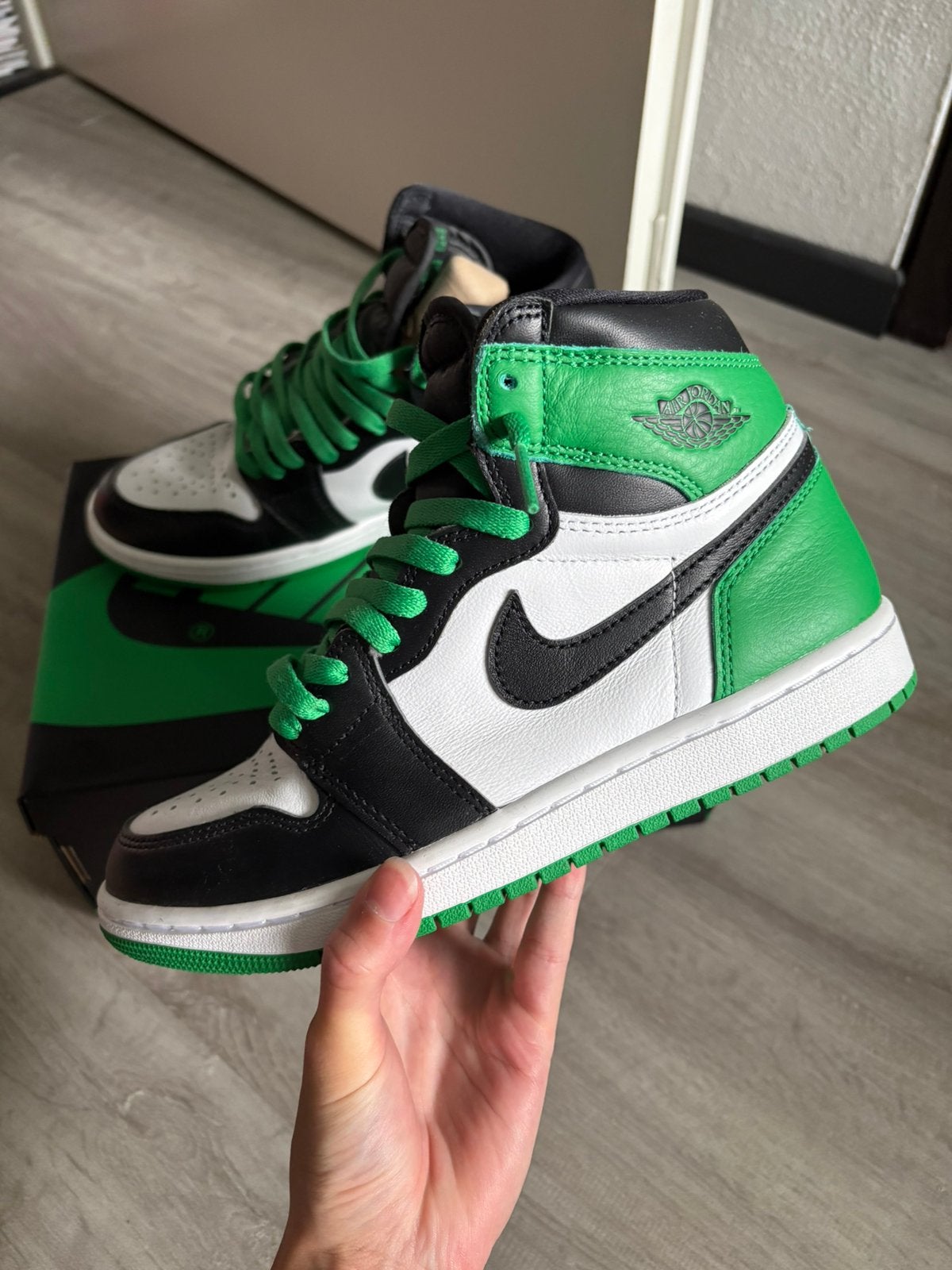 Nike Air Jordan 1 High Lucky Green EU39, Kleding | Dames, Schoenen, Ophalen of Verzenden, Groen, Sneakers of Gympen, Zo goed als nieuw