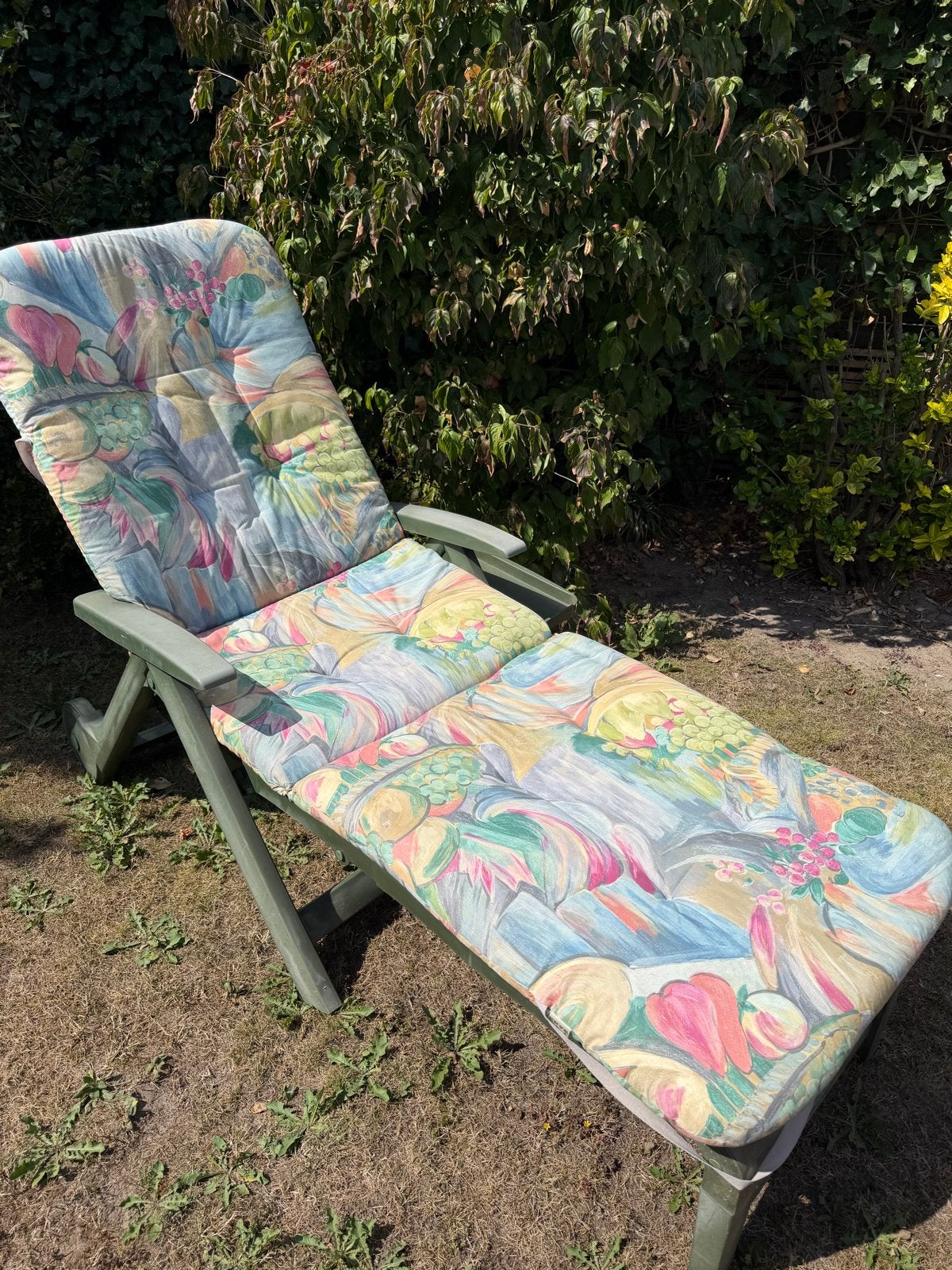 Hartman Sunlounger ligbed verstelbaar, Ophalen, Gebruikt, Kunststof, Verstelbaar