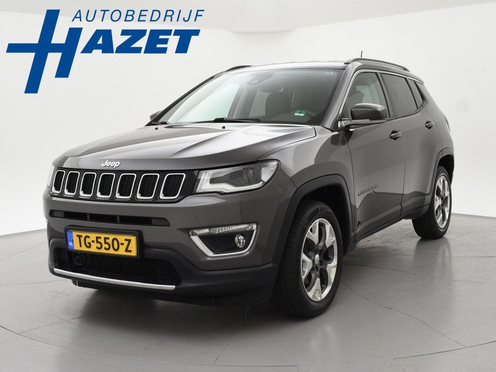 Jeep Compass 1.4 MULTIAIR 170 PK AUT. 4X4 LIMITED + BEATS AU, Auto's, Jeep, Automaat, 450 kg, Gebruikt, 4 cilinders