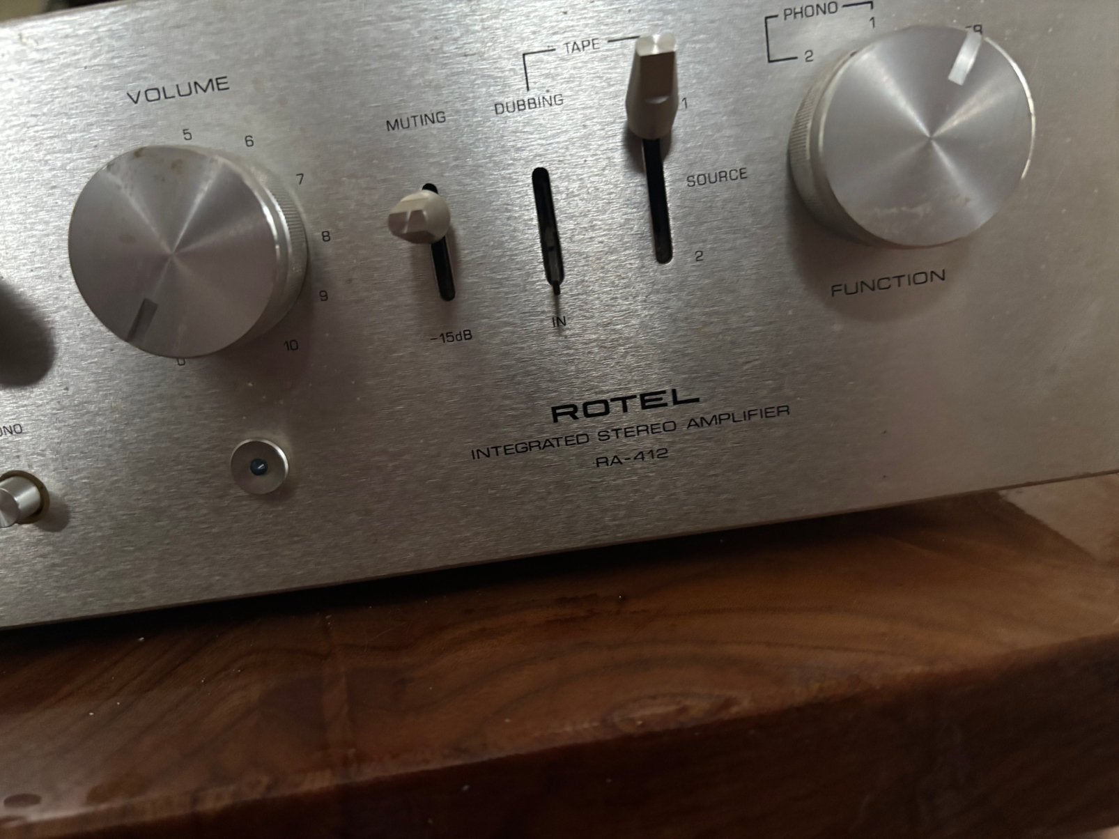 Rotel vintage versterker 2x25watt, Ophalen of Verzenden, Minder dan 60 watt, Overige merken
