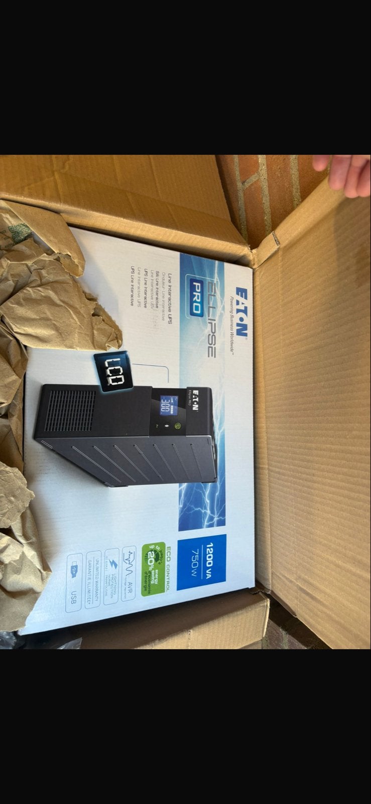Eaton Ellipse PRO 1200 VA UPS - Nieuw in doos, Ophalen of Verzenden, Nieuw