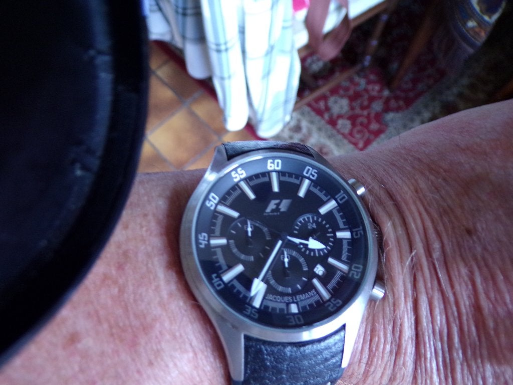 Jacques Lemans F5034 Formule 1, Sieraden, Tassen en Uiterlijk, Horloges | Heren, Leer, Staal, Polshorloge, Zo goed als nieuw
