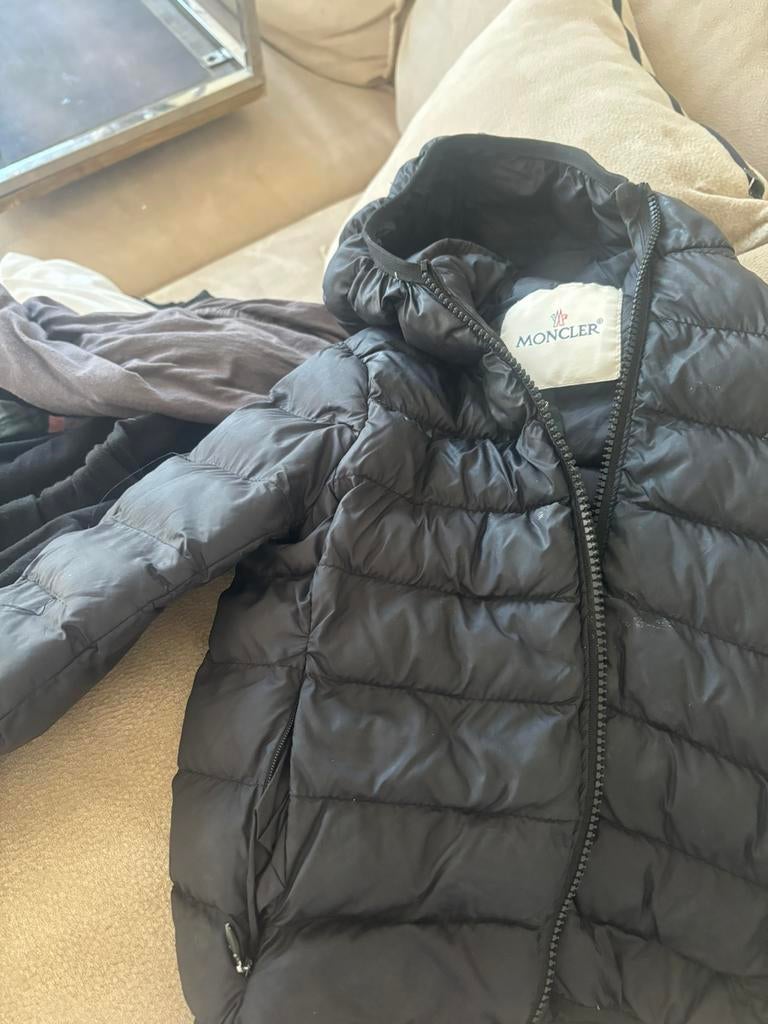 Moncler jas zwart 1/2 jaar, Kleding | Heren, Jassen | Winter, Ophalen of Verzenden, Zo goed als nieuw, Zwart