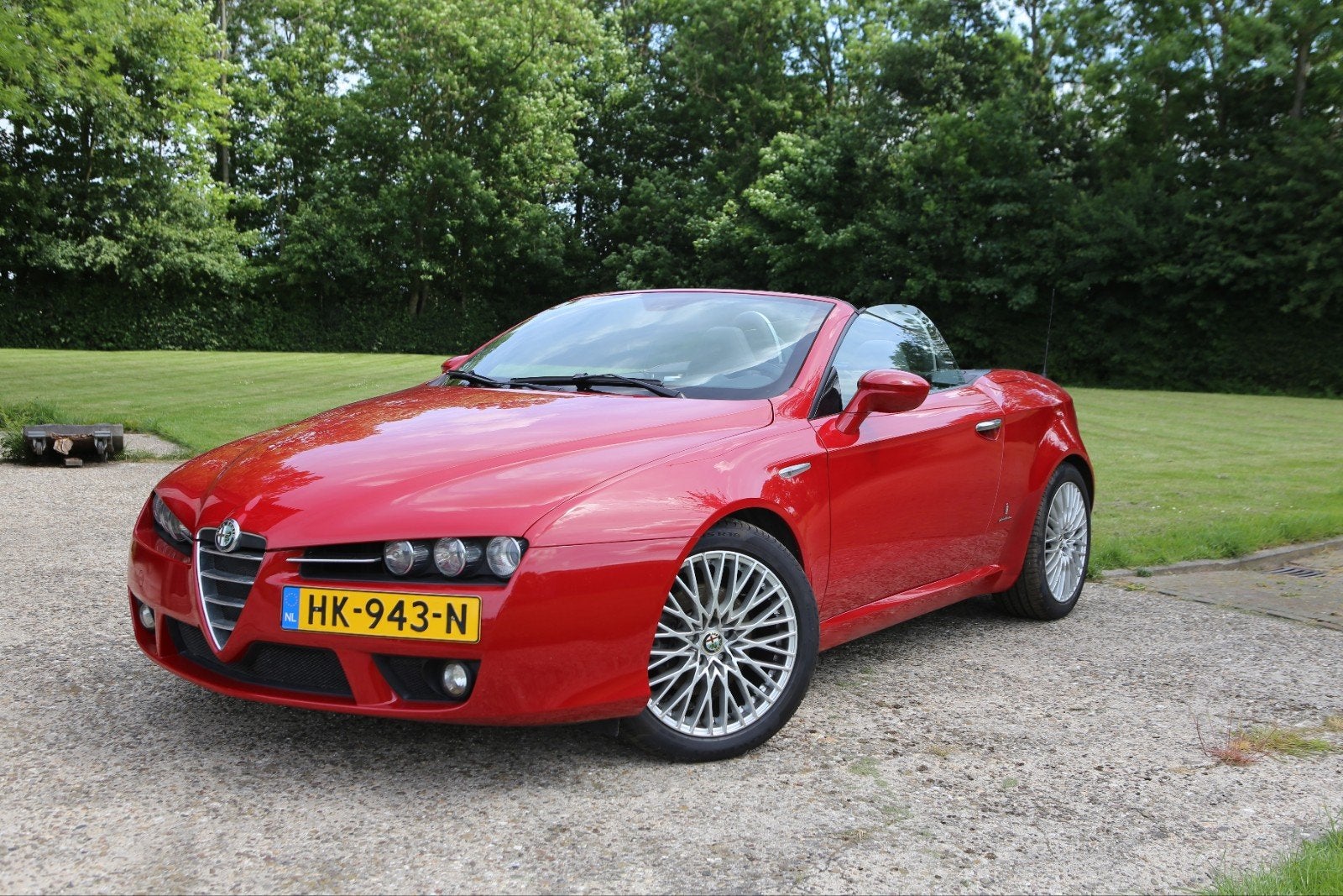 Alfa Romeo Spider 2.2 JTS Selespeed 2010 Rood, 4 cilinders, Cabriolet, Spider, 11 km/l