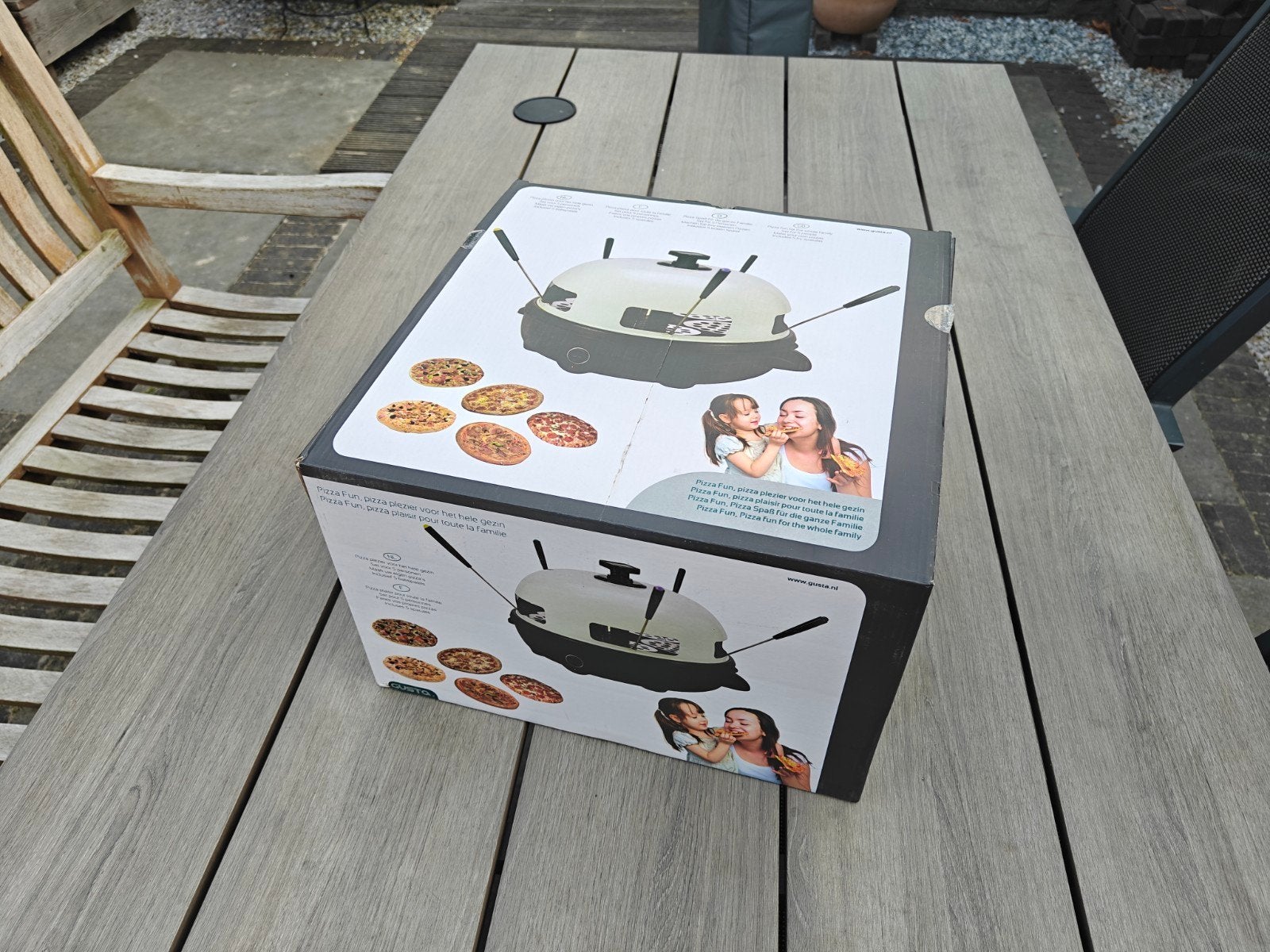 Pizza party oven gourmet nieuw in doos, Ophalen of Verzenden, Nieuw, Gusta