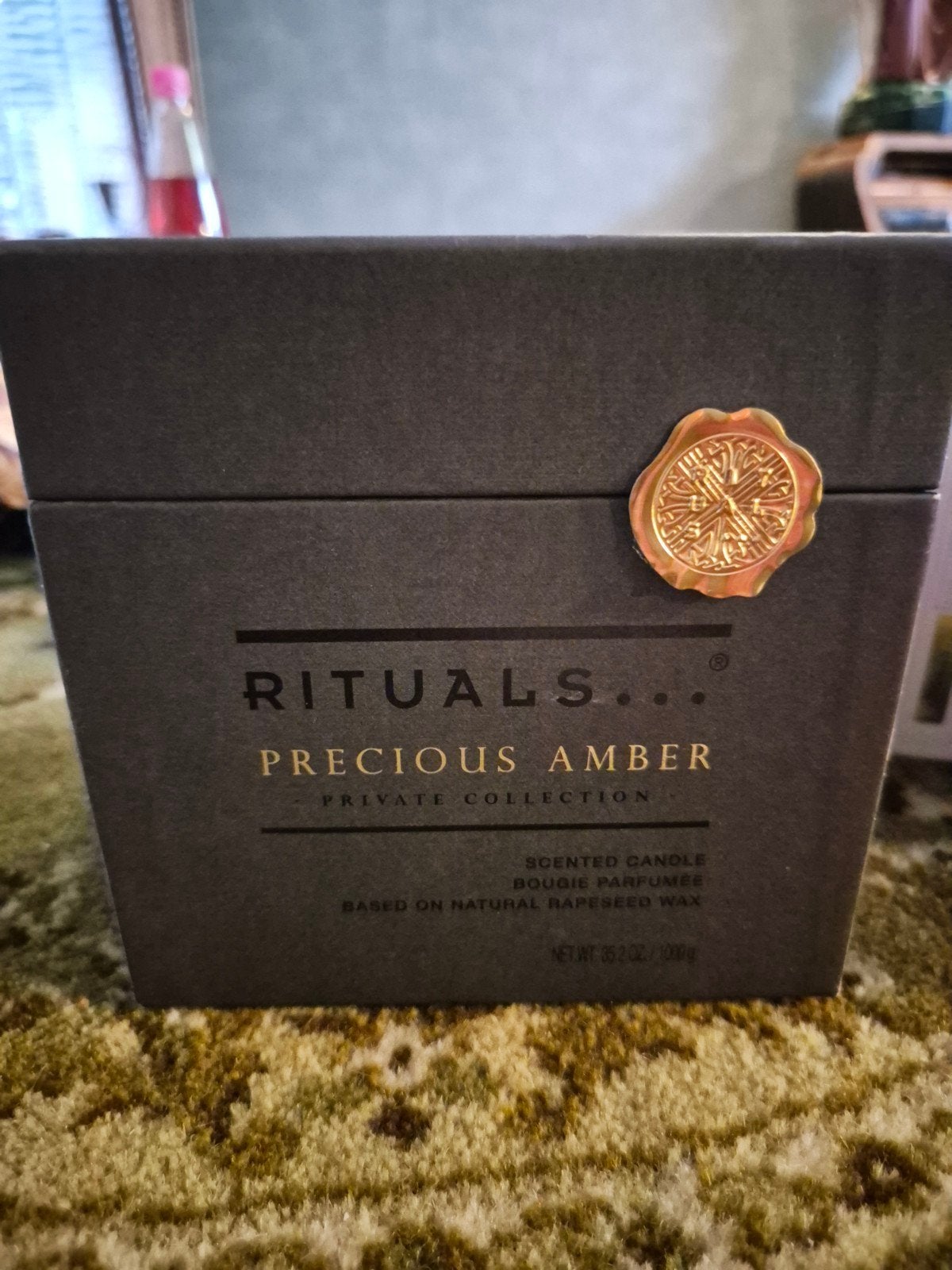 Rituals Precious Amber Geurkaars - Nieuw in doos, Zwart, Overige materialen, Nieuw, Ophalen of Verzenden