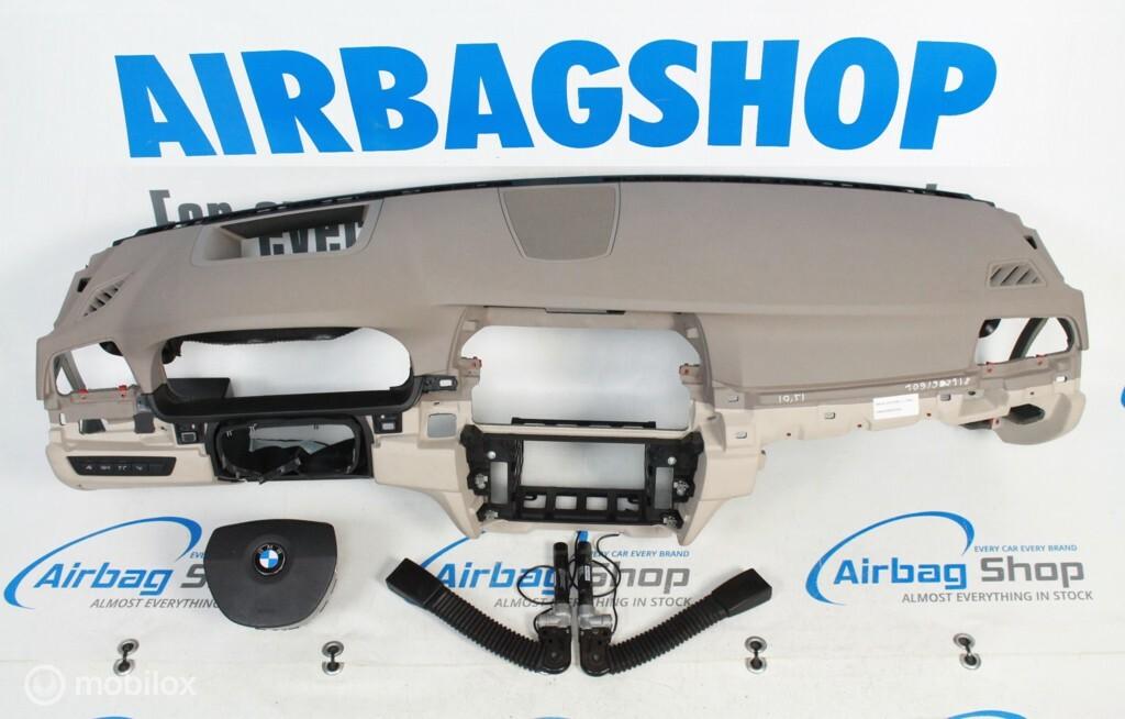 Airbag set - Dashboard beige HUD + speaker BMW 5 serie F10, Gebruikt, Ophalen of Verzenden