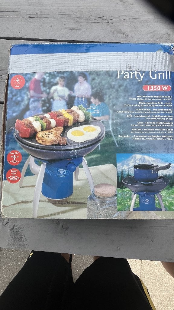 campinggaz party grill, Caravans en Kamperen, Kampeeraccessoires, Gebruikt, Ophalen