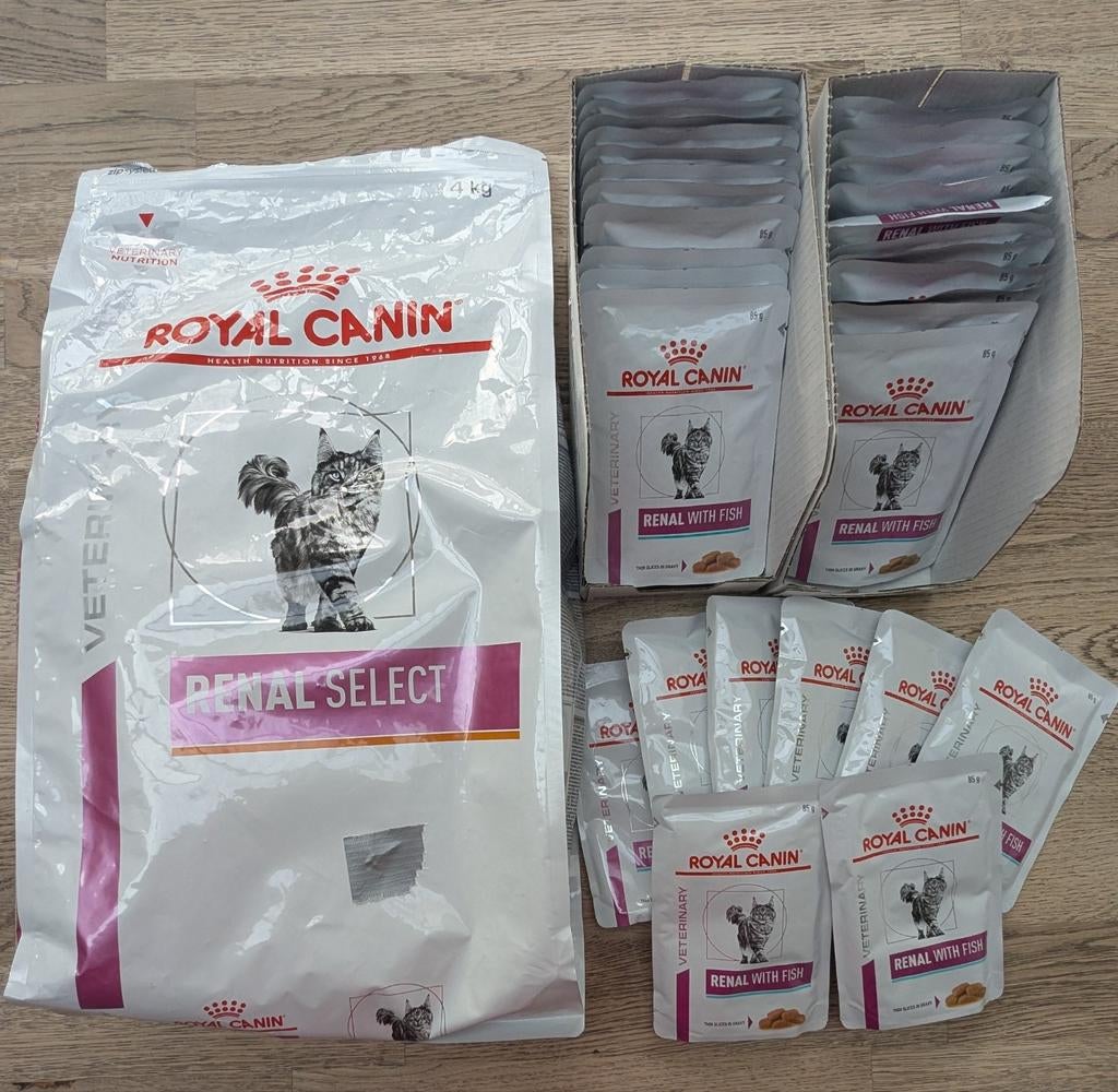 Royal canin renal kattenvoer en kattovit drinken, Ophalen, Kat