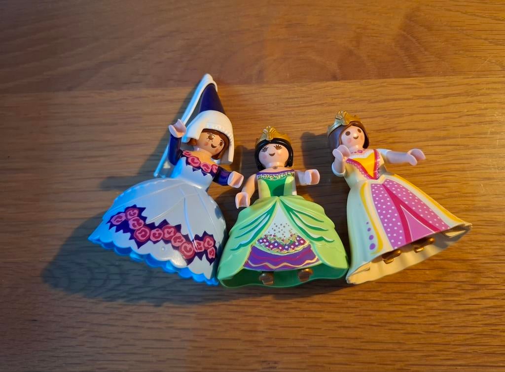 3 prinsessen met accessoires playmobil, Kinderen en Baby's, Speelgoed | Playmobil, Ophalen of Verzenden, Gebruikt, Los playmobil