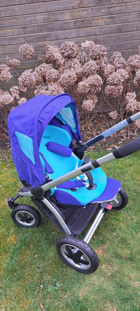 Maxi Cosi Mura kinderwagen (zwart) en wandelwagen (blauw), Kinderen en Baby's, Kinderwagens en Combinaties, Ophalen, Gebruikt