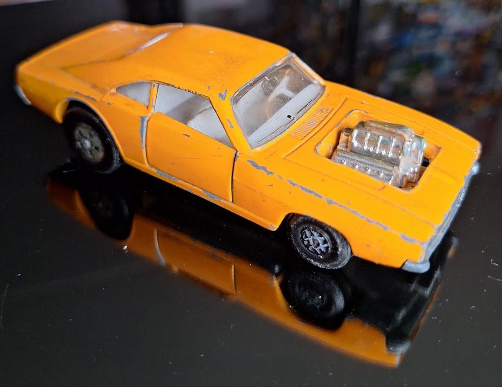 Matchbox superkings dodge dragster 1977, Ophalen of Verzenden, Gebruikt, Auto