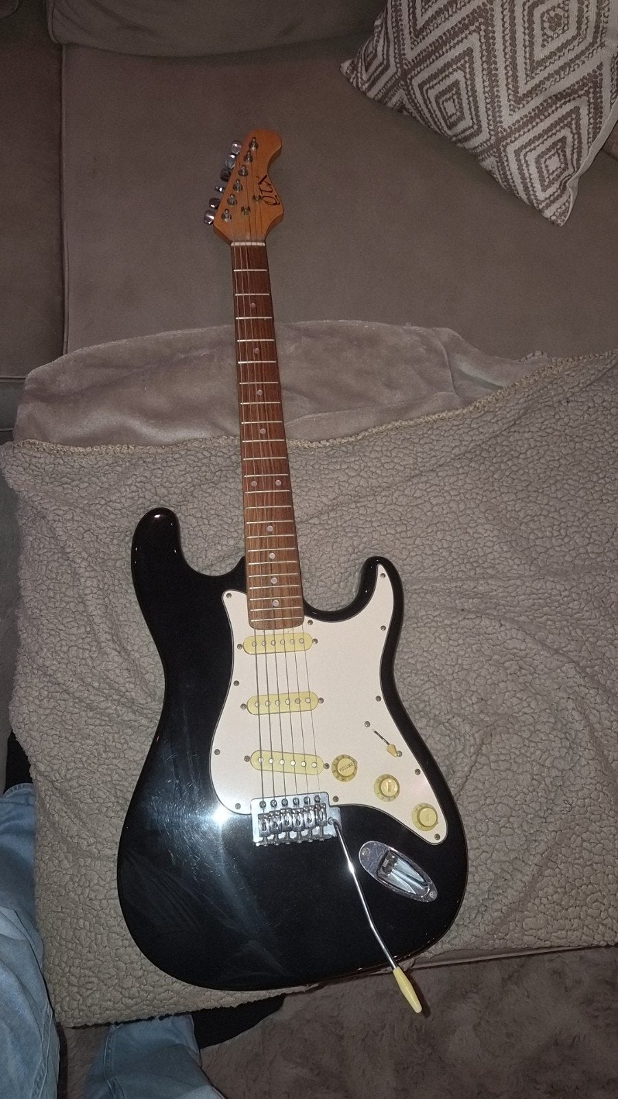 elektrische gitaar Stratocaster stijl qtx, met versterker, Muziek en Instrumenten, Overige merken, Gebruikt, Met versterker, Ophalen of Verzenden